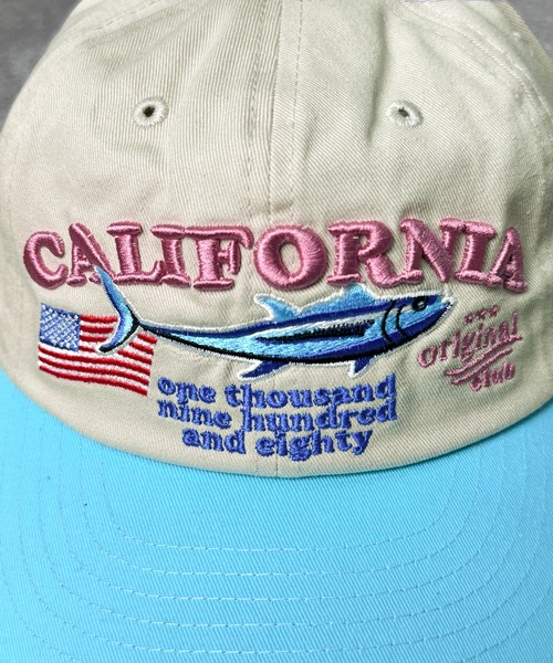 CALIFORNIA OUTFITTERS(カリフォルニア アウトフィッターズ)の「5A6 コットン 刺繍 ロゴキャップ(キャップ・レディース・ワイン/ピンク/ライトブルー/ブラック・ONESIZE)」の11枚目の写真