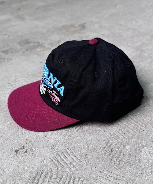 CALIFORNIA OUTFITTERS(カリフォルニア アウトフィッターズ)の「5A6 コットン 刺繍 ロゴキャップ(キャップ・レディース・ワイン/ピンク/ライトブルー/ブラック・ONESIZE)」の5枚目の写真
