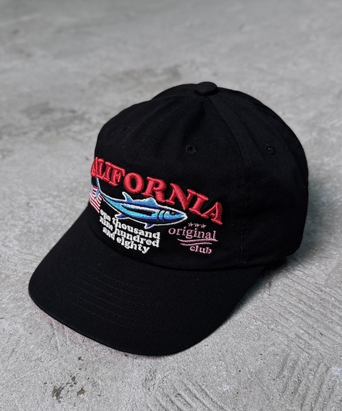 CALIFORNIA OUTFITTERS(カリフォルニア アウトフィッターズ)の「5A6 コットン 刺繍 ロゴキャップ(キャップ・レディース・ワイン/ピンク/ライトブルー/ブラック・ONESIZE)」の21枚目の写真