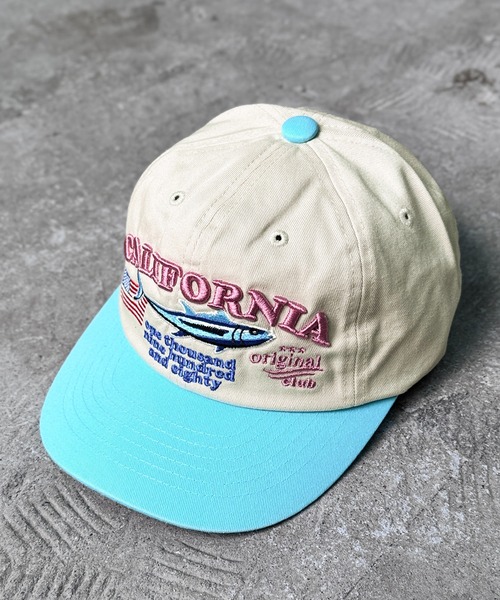 CALIFORNIA OUTFITTERS(カリフォルニア アウトフィッターズ)の「5A6 コットン 刺繍 ロゴキャップ(キャップ・レディース・ワイン/ピンク/ライトブルー/ブラック・ONESIZE)」の22枚目の写真