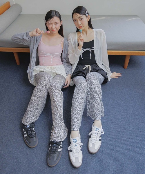 3.3 Field Trip （3.3フィールドトリップ）の「3.3 Field Trip／リボンプリントキャミ（キャミソール・レディース・ホワイト/ブラック/ピンク・FREE）」の12枚目の写真