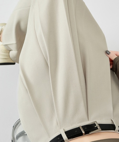 Doux Belle（ドゥーベル）の「Aラインフレアロングスカート（スカート・レディース・ブラック/ベージュ/グレー・MEDIUM）」の6枚目の写真