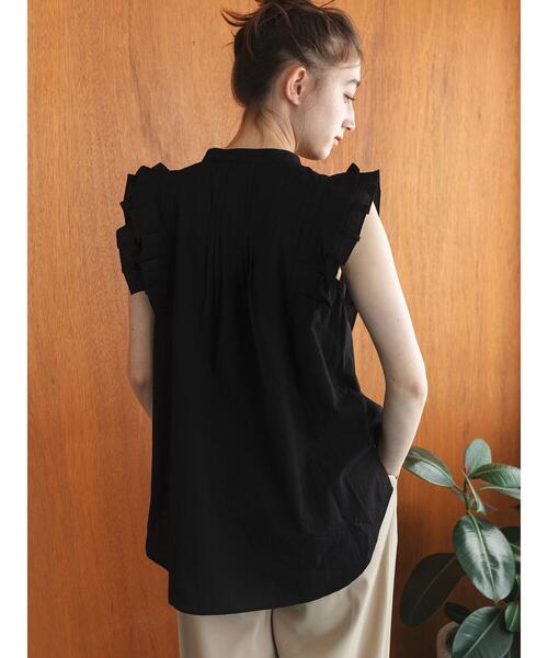 so4u（ソーフォーユー）の「フリルブラウス（シャツ/ブラウス・レディース・オフホワイト/ブラック・F）」の5枚目の写真