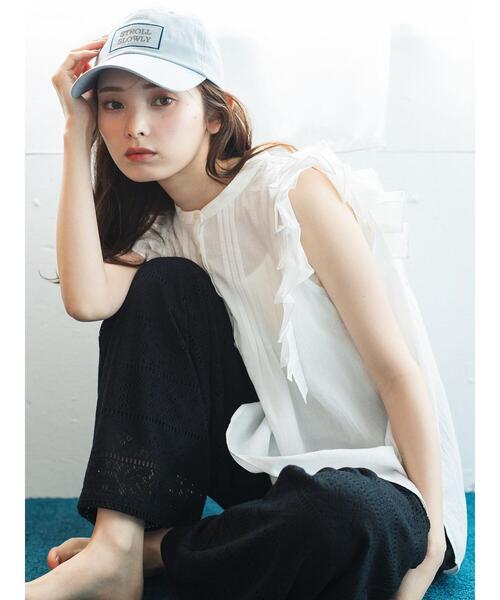 so4u（ソーフォーユー）の「フリルブラウス（シャツ/ブラウス・レディース・オフホワイト/ブラック・F）」の10枚目の写真