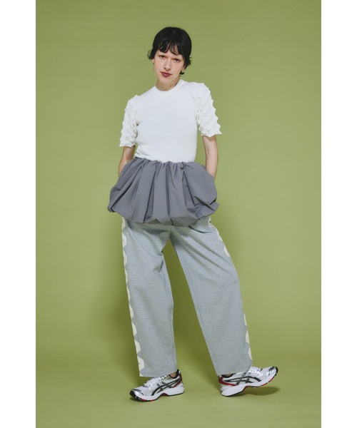 HeRIN.CYE（ヘリンドットサイ）の「Many way balloon skirt　　メニーwayバルーンスカート（スカート・レディース・ブラック/オフホワイト/グレー・FREE）」の12枚目の写真