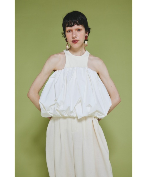 HeRIN.CYE（ヘリンドットサイ）の「Many way balloon skirt　　メニーwayバルーンスカート（スカート・レディース・ブラック/オフホワイト/グレー・FREE）」の14枚目の写真