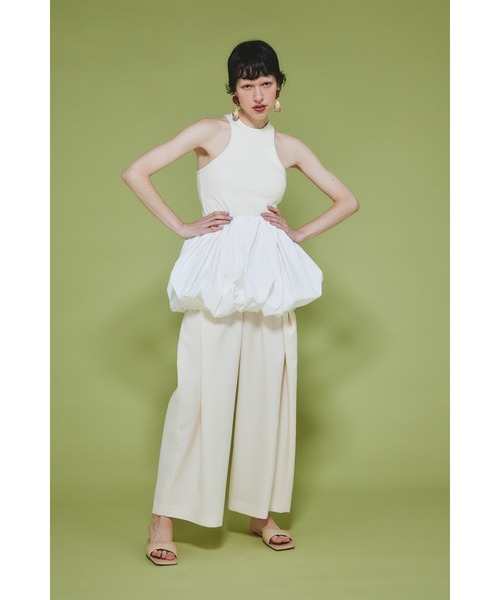 HeRIN.CYE（ヘリンドットサイ）の「Many way balloon skirt　　メニーwayバルーンスカート（スカート・レディース・ブラック/オフホワイト/グレー・FREE）」の15枚目の写真