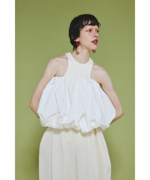 HeRIN.CYE（ヘリンドットサイ）の「Many way balloon skirt　　メニーwayバルーンスカート（スカート・レディース・ブラック/オフホワイト/グレー・FREE）」の16枚目の写真