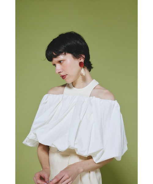 HeRIN.CYE（ヘリンドットサイ）の「Many way balloon skirt　　メニーwayバルーンスカート（スカート・レディース・ブラック/オフホワイト/グレー・FREE）」の17枚目の写真