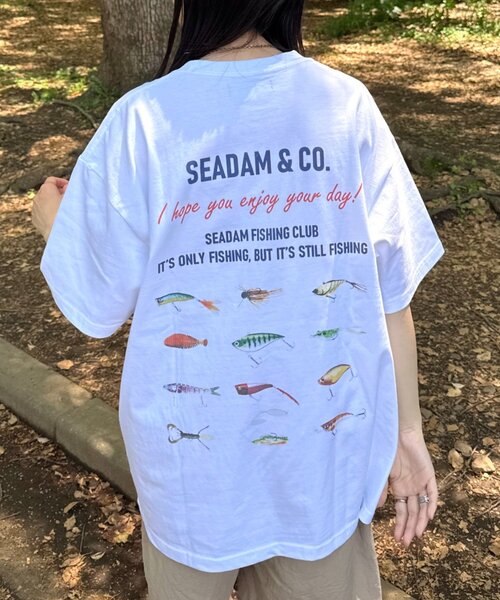 SEADAM（シーダム）の「【SEADAM】〈UNISEX〉ルアーコレクションTEE（Tシャツ/カットソー・メンズ・アイボリー/グリーン/ピンク/ホワイト・MEDIUM/LARGE/X-LARGE/XX-LARGE）」の19枚目の写真