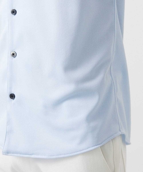 MICHEL KLEIN HOMME (ミッシェルクランオム)の「イージーケアドレス半袖シャツ(シャツ/ブラウス・メンズ・ホワイト/ライトブルー/ネイビー・MEDIUM/LARGE/X-LARGE)」の15枚目の写真