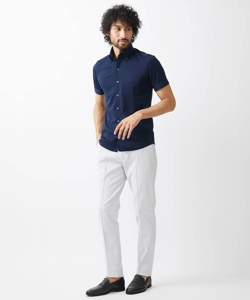 MICHEL KLEIN HOMME (ミッシェルクランオム)の「イージーケアドレス半袖シャツ(シャツ/ブラウス・メンズ・ホワイト/ライトブルー/ネイビー・MEDIUM/LARGE/X-LARGE)」の19枚目の写真
