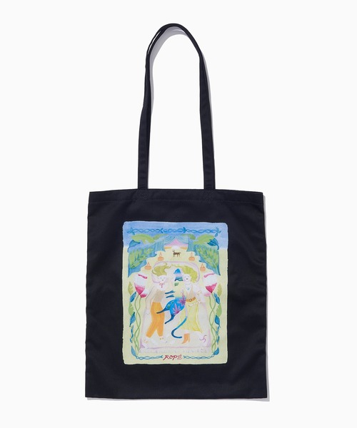 セール】【Kei Nagayama for ROPE'】イラスト入りトートバッグ