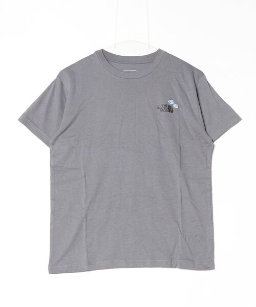 THE NORTH FACE（ザノースフェイス）の「ザ ノース フェイス THE NORTH FACE S/S Flower Logo Tee_ショートスリーブフラワーロゴティー（Tシャツ/カットソー・レディース・ネイビー/グレー/ホワイト/ブラック・S/M/L/XL）」の4枚目の写真