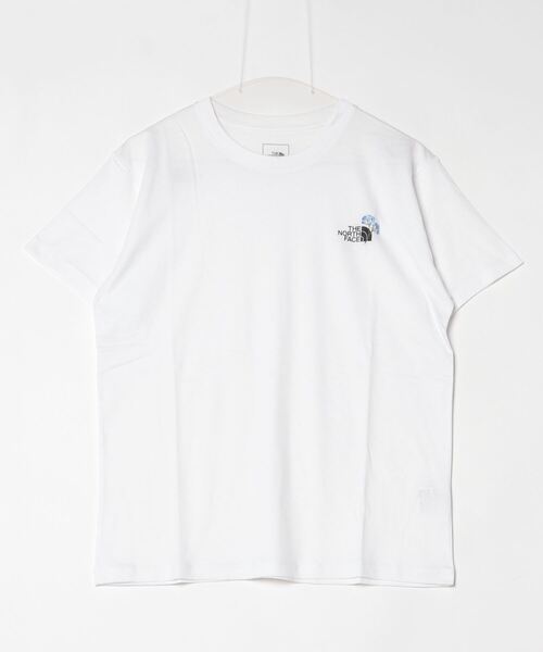 THE NORTH FACE（ザノースフェイス）の「ザ ノース フェイス THE NORTH FACE S/S Flower Logo Tee_ショートスリーブフラワーロゴティー（Tシャツ/カットソー・レディース・ネイビー/グレー/ホワイト/ブラック・S/M/L/XL）」の2枚目の写真