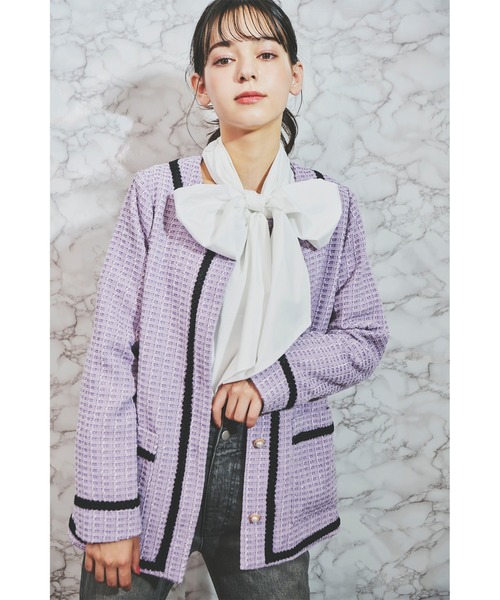 ブランド古着】MIIA｜ミーアのジャケット/アウター（パープル/紫色系