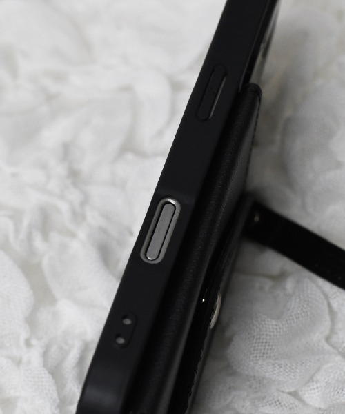 Fun & Daily（ファンアンドデイリー）の「レザーショルダー iPhoneケース　iPhone14 15 16 Plus/Pro/ProMax カードケース（スマホケース/カバー・レディース・ブラック・iPhone 15/iPhone 15 Plus/iPhone 15 Pro/iPhone 15 Pro Max/iPhone 16/iPhone 16 Plus/iPhone 16 Pro/iPhone 16 Pro Max）」の6枚目の写真