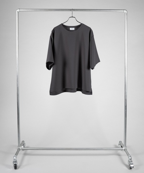 Iroquois（イロコイ）の「E TWILL STRETCH T-SHIRTS ツイルストレッチTシャツ（Tシャツ/カットソー・メンズ・ブラック/チャコールグレー/ブルー・1/2/3）」の8枚目の写真