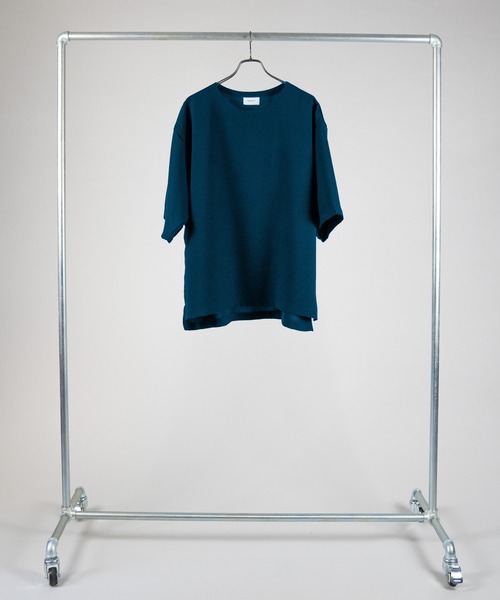 Iroquois（イロコイ）の「E TWILL STRETCH T-SHIRTS ツイルストレッチTシャツ（Tシャツ/カットソー・メンズ・ブラック/チャコールグレー/ブルー・1/2/3）」の10枚目の写真