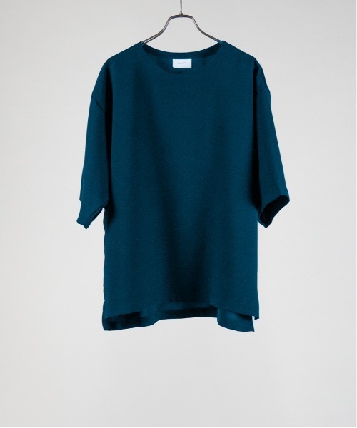 Iroquois（イロコイ）の「E TWILL STRETCH T-SHIRTS ツイルストレッチTシャツ（Tシャツ/カットソー・メンズ・ブラック/チャコールグレー/ブルー・1/2/3）」の9枚目の写真