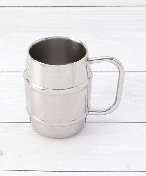 ステンレス共柄 タル型二重マグ 400ml（グラス/マグカップ/タンブラー