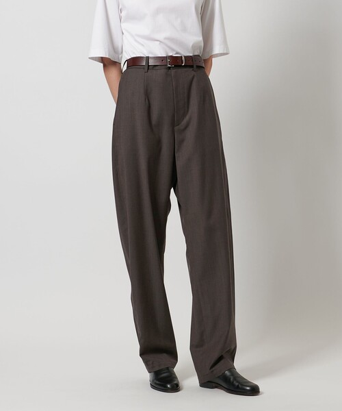 LOEFF（ロエフ）の「＜LOEFF＞トロピカルウール  ボンタン パンツ（その他パンツ・レディース・ブラウン/ブラック・00/0/1/2）」の3枚目の写真