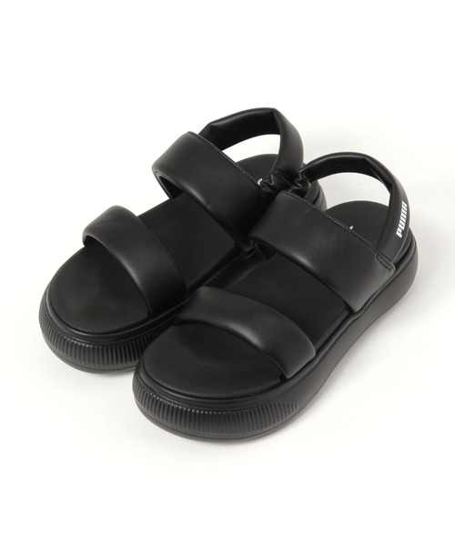 LEPSIM(レプシィム)の「【PUMA/プーマ】MAYUPUFFYSD 290664(サンダル・レディース・アイボリー/ブラック・MEDIUM/LARGE)」の2枚目の写真