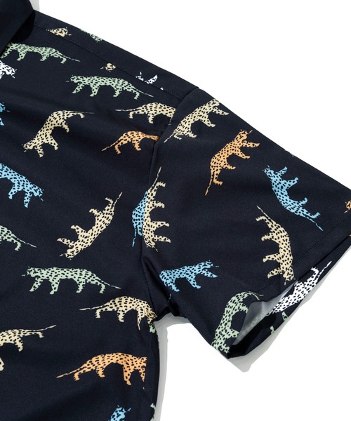 Revo.（レボ）の「Revo./レヴォ　アニマルパターン SSシャツ（シャツ/ブラウス・メンズ・ブルー/グリーン/イエロー/ブラック・LARGE/MEDIUM）」の14枚目の写真