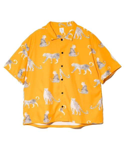 Revo.（レボ）の「Revo./レヴォ　アニマルパターン SSシャツ（シャツ/ブラウス・メンズ・ブルー/グリーン/イエロー/ブラック・LARGE/MEDIUM）」の20枚目の写真