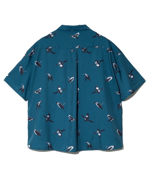 Revo.（レボ）の「Revo./レヴォ　アニマルパターン SSシャツ（シャツ/ブラウス・メンズ・ブルー/グリーン/イエロー/ブラック・LARGE/MEDIUM）」の11枚目の写真