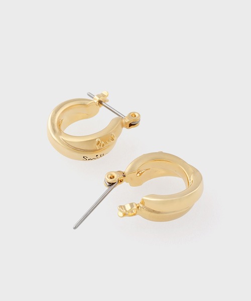 Paul Smith 丸型ゴールドピアス　ポールスミス Paul Smith - PaulSmith(ポールスミス) ピアス - ゴールドの通販