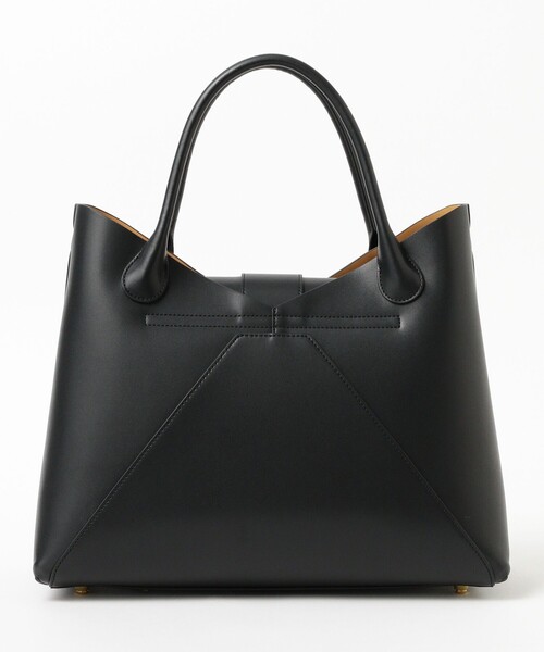 HASHIBAMI（ハシバミ）の「Hashibami / フェズ ヨコナガ A4バッグ（トートバッグ・レディース・ブラック/ダークブラウン・ONE SIZE）」の15枚目の写真