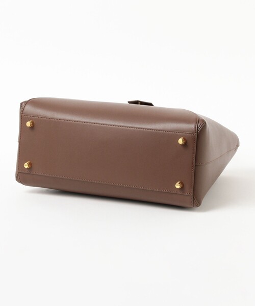 HASHIBAMI（ハシバミ）の「Hashibami / フェズ ヨコナガ A4バッグ（トートバッグ・レディース・ブラック/ダークブラウン・ONE SIZE）」の21枚目の写真