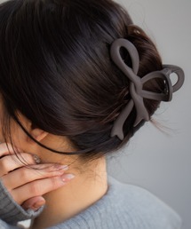kirakiraShop（キラキラショップ）の「リボン モチーフ バンス クリップ（バレッタ/ヘアクリップ）」