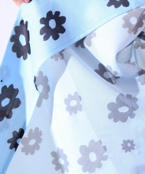GLOSTER（グロスター）の「【GLOSTER/グロスター】フラワーメッシュシャツ ショートスリーブ オープンカラー 開襟シャツ（シャツ/ブラウス・メンズ・ブラック系その他/ブルー系その他/イエロー系その他・S/M/L）」の4枚目の写真