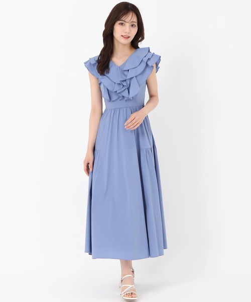 ワンピース EIFFEL DRESS セール】襟付きフレアワンピース（ワンピース）｜AND COUTURE