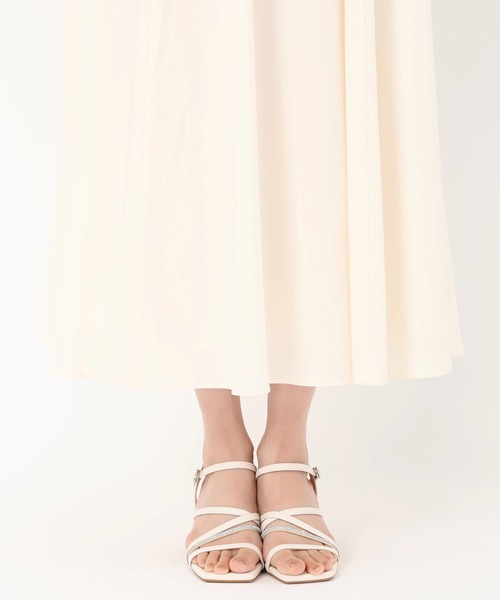 31 Sons de mode（トランテアン　ソン　ドゥ　モード）の「2025春夏新作 フリルカラーワンピース（シャツワンピース・レディース・ブルー/オフホワイト/ブラウン・S/M）」の11枚目の写真