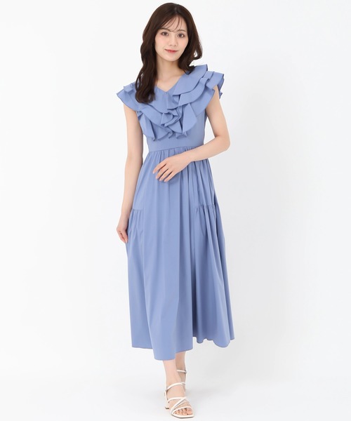 JUSGLITTY 2025新作　新品タグ付き フリルサマーワンピース 新品タグ付き】JUSGLITTYフリルサマーワンピース2025 - メルカリ