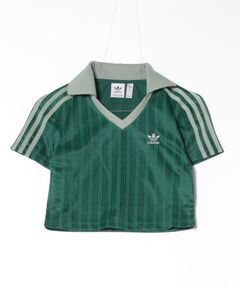 レディース 【adidas】W V-NECK SS DRESS CGREEN 国内発送 レディース 【adidas】 アディダス W V-NECK SS DRESS