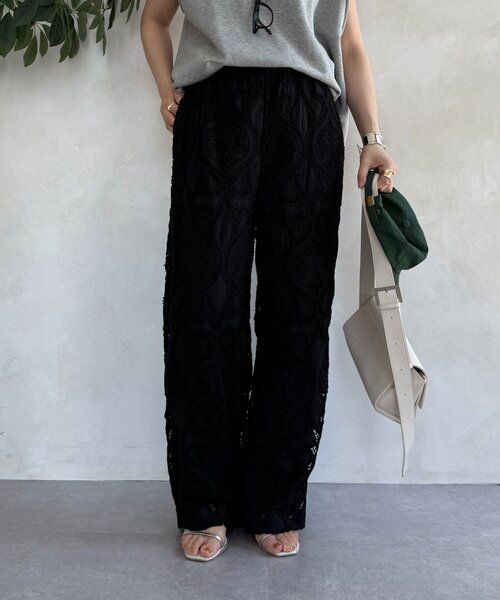 DouDou(ドゥドゥ)の「レースパンツ(その他パンツ・レディース・ホワイト/ブラック・FREE/TM)」の9枚目の写真