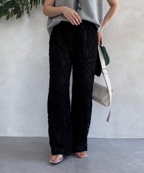 DouDou(ドゥドゥ)の「レースパンツ(その他パンツ・レディース・ホワイト/ブラック・FREE/TM)」の11枚目の写真