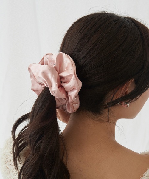 セール】【MAGASIN DE MODE Chou Chou】シュシュ ドット柄 ビッグ