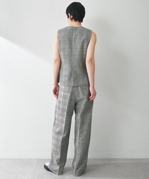 Whim Gazette（ウィムガゼット）の「ノーカラーベスト（ベスト・レディース・グレー/ブラウン・FREE）」の17枚目の写真