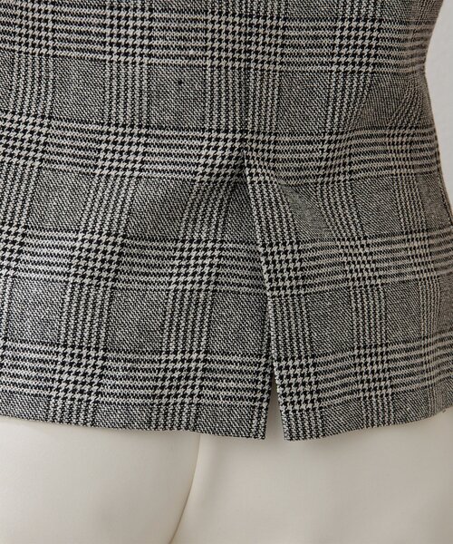 Whim Gazette（ウィムガゼット）の「ノーカラーベスト（ベスト・レディース・グレー/ブラウン・FREE）」の6枚目の写真