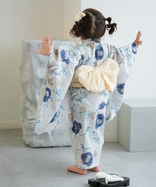 【新品タグ付き】utatane ウタタネ　浴衣・帯セット　椿　花火大会　大人浴衣 楽天市場】【utatane 高級変わり織 浴衣3点セット オフホワイト