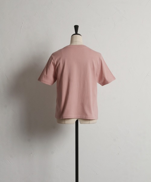 tocco closet(トッコ クローゼット)の「リボンビジュー付きTシャツ(Tシャツ/カットソー・レディース・ピンク/オフホワイト/チャコールグレー・M)」の20枚目の写真
