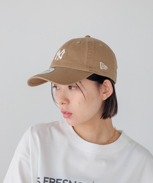 NEW ERA(ニューエラ)の「【NEW ERA(ニューエラ)】別注STRAP LOGO CC(WOMENS)(キャップ・レディース・オフホワイト/ベージュ/ブラウン・FREE)」の21枚目の写真
