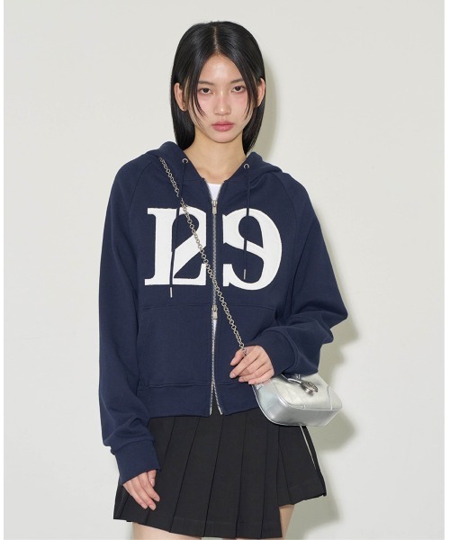 illigo パーカー ILLIGO☆129 LOGO PATCH HOODIE ZIP-UP (ILLIGO/パーカー