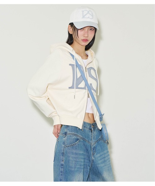 セール】◇ILLIGO◇ロゴ パッチ ジップアップ パーカー LOGO PATCH