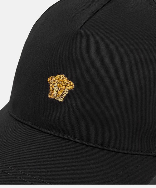 刺繍入り ベースボール キャップ メドゥーサ（キャップ）｜VERSACE